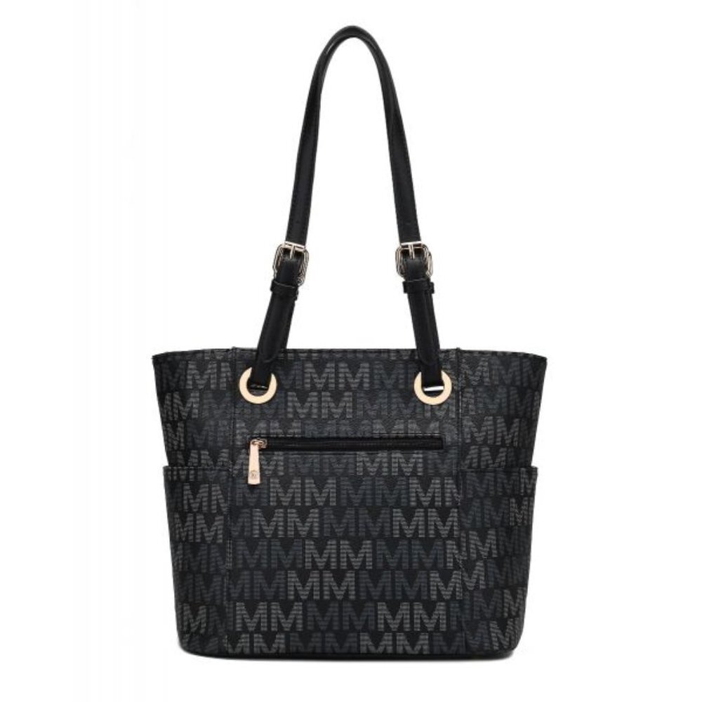 Cavalli Tote Black with Luxurious Gold-Tone Hardware. MKF Collection NWT - Picture 2 of 7
